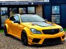 USED 2011 61 MERCEDES-BENZ C-CLASS 6.2 C63 AMG Edition 125 Auto 2dr FULL BLACK SERIES CONVERSION