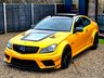 USED 2011 61 MERCEDES-BENZ C-CLASS 6.2 C63 AMG Edition 125 Auto 2dr FULL BLACK SERIES CONVERSION