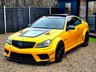 USED 2011 61 MERCEDES-BENZ C-CLASS 6.2 C63 AMG Edition 125 Auto 2dr FULL BLACK SERIES CONVERSION