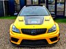 USED 2011 61 MERCEDES-BENZ C-CLASS 6.2 C63 AMG Edition 125 Auto 2dr FULL BLACK SERIES CONVERSION