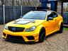 USED 2011 61 MERCEDES-BENZ C-CLASS 6.2 C63 AMG Edition 125 Auto 2dr FULL BLACK SERIES CONVERSION