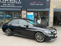 USED 2019 19 MERCEDES-BENZ C-CLASS 2.0 C300d AMG Line (Premium Plus) Saloon 4dr Diesel G-Tronic+ Euro 6 (s/s) (245 ps) 6 MONTHS RAC WARRANTY 2 KEYS H/SEAT