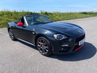 USED 2016 66 ABARTH 124 SPIDER 1.4 MultiAir Convertible 2dr Petrol Auto Euro 6 (170 ps) ONLY 8,000 MILES FROM NEW - BOSE - ANTI GLARE PACKAGE - VISIBILITY PACKAGE - NAVIGATION - SAN MARINO 1972 BLACK
