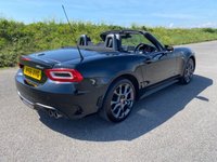 USED 2016 66 ABARTH 124 SPIDER 1.4 MultiAir Convertible 2dr Petrol Auto Euro 6 (170 ps) ONLY 8,000 MILES FROM NEW - BOSE - ANTI GLARE PACKAGE - VISIBILITY PACKAGE - NAVIGATION - SAN MARINO 1972 BLACK