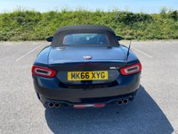 USED 2016 66 ABARTH 124 SPIDER 1.4 MultiAir Convertible 2dr Petrol Auto Euro 6 (170 ps) ONLY 8,000 MILES FROM NEW - BOSE - ANTI GLARE PACKAGE - VISIBILITY PACKAGE - NAVIGATION - SAN MARINO 1972 BLACK