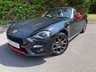 USED 2016 66 ABARTH 124 SPIDER 1.4 MultiAir Convertible 2dr Petrol Auto Euro 6 (170 ps) ONLY 8,000 MILES FROM NEW - BOSE - ANTI GLARE PACKAGE - VISIBILITY PACKAGE - NAVIGATION - SAN MARINO 1972 BLACK