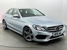 USED 2018 18 MERCEDES-BENZ C CLASS 2.1 C220d AMG Line G-Tronic+ Euro 6 (s/s) 4dr ALL LED, R-CAMER, H-SEATS, 18"