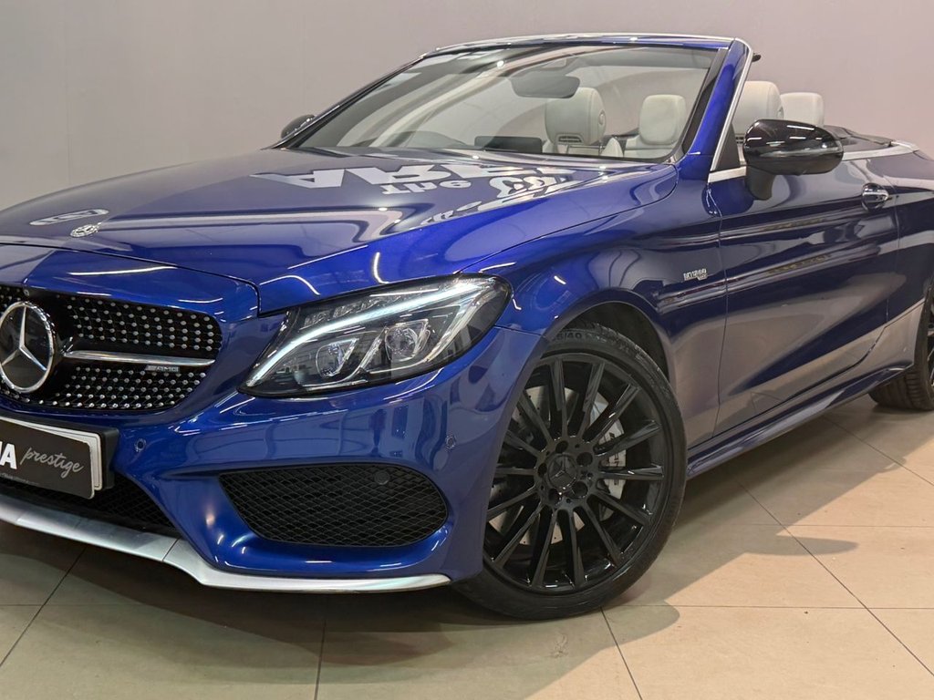 USED 2017 67 MERCEDES-BENZ C-CLASS 3.0 C43 V6 AMG (Premium Plus) Cabriolet 2dr Petrol G-Tronic+ 4MATIC Euro 6 (s/s) (367 ps) 
