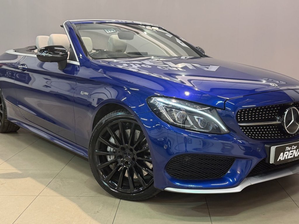 USED 2017 67 MERCEDES-BENZ C-CLASS 3.0 C43 V6 AMG (Premium Plus) Cabriolet 2dr Petrol G-Tronic+ 4MATIC Euro 6 (s/s) (367 ps) 