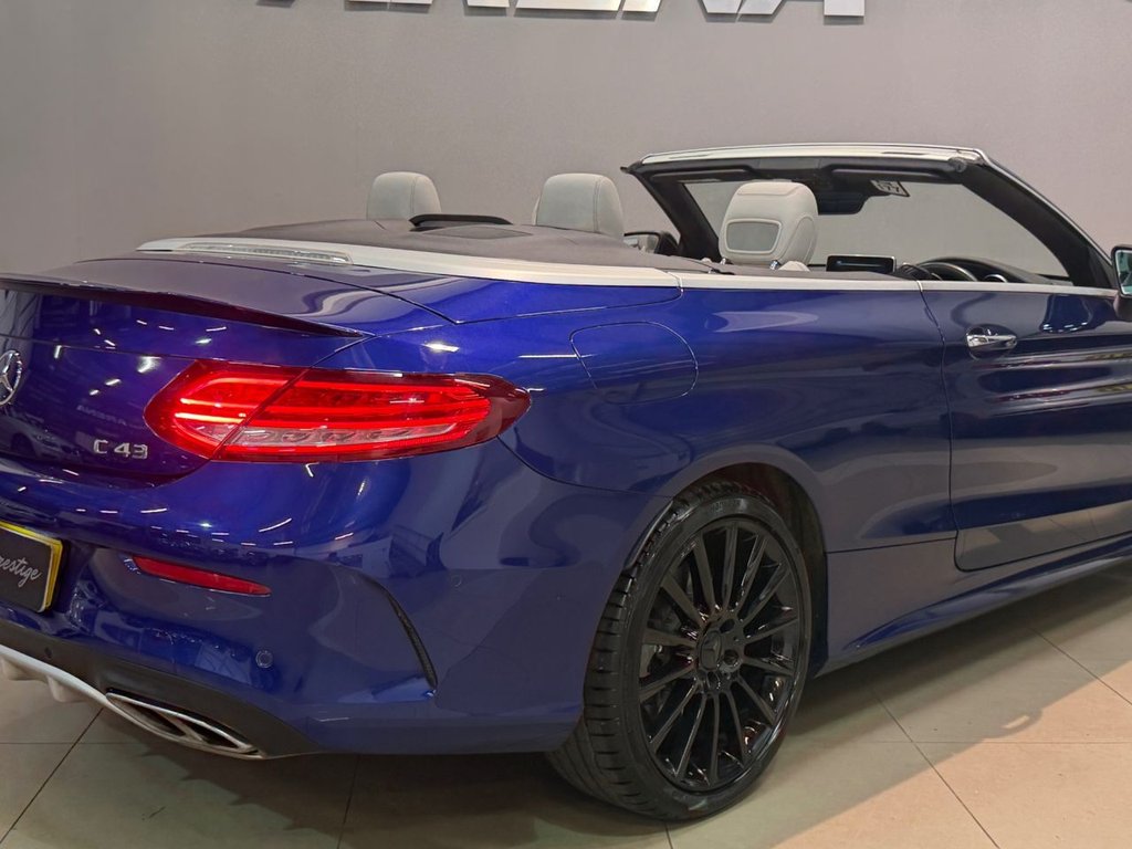 USED 2017 67 MERCEDES-BENZ C-CLASS 3.0 C43 V6 AMG (Premium Plus) Cabriolet 2dr Petrol G-Tronic+ 4MATIC Euro 6 (s/s) (367 ps) 