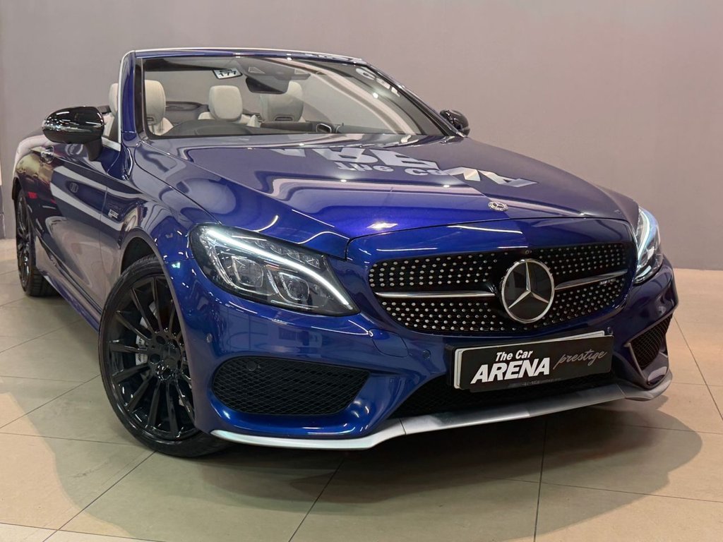 USED 2017 67 MERCEDES-BENZ C-CLASS 3.0 C43 V6 AMG (Premium Plus) Cabriolet 2dr Petrol G-Tronic+ 4MATIC Euro 6 (s/s) (367 ps) 
