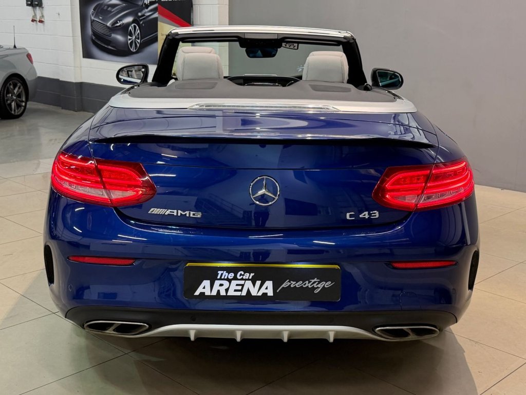 USED 2017 67 MERCEDES-BENZ C-CLASS 3.0 C43 V6 AMG (Premium Plus) Cabriolet 2dr Petrol G-Tronic+ 4MATIC Euro 6 (s/s) (367 ps) 