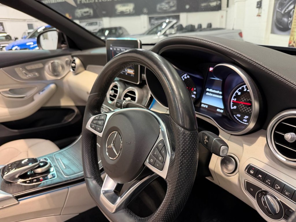 USED 2017 67 MERCEDES-BENZ C-CLASS 3.0 C43 V6 AMG (Premium Plus) Cabriolet 2dr Petrol G-Tronic+ 4MATIC Euro 6 (s/s) (367 ps) 