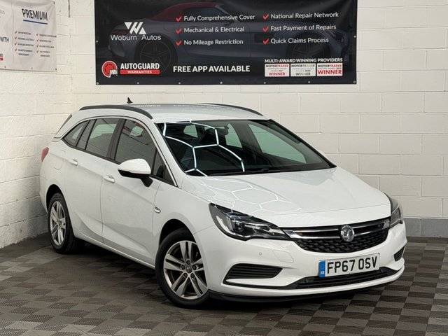2018 67 VAUXHALL ASTRA 1.0i Turbo ecoTEC Tech Line Nav Sports Tourer 5dr Petrol Manual Euro 6 (s/s) (105 ps) 