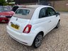 USED 2019 69 FIAT 500C 1.2 Star Convertible 2dr Petrol Manual Euro 6 (s/s) (69 bhp) 59,192 MILES+CONVERTIBLE+THIS VEHICLE WILL COME WITH A NEW 12 MONTH MOT+&pound;1,800 OF FEATURES7 INCH HD TOUCHSCREEN NAVIGATION SYSTEM+DAB RADIO- APPLE CARPLAY/ANDROID AUTO+AUTOMATIC CLIMATE CONTROL AIR-CONDITIONING+PARKING ASSISTANCE+'BLACK-IVORY LEATHER UPHOLSTERY+URBAN WHITE PAINT'+16 INCH ALLOY WHEELS.