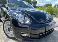 USED 2015 64 VOLKSWAGEN BEETLE 1.6 TDI BlueMotion Tech Design Cabriolet 2dr Diesel Manual Euro 5 (s/s) (105 ps) ***APPLE CARPLAY, 18" ALLOYS, 7 SERVICES *** FINANCE AVAILABLE FROM 9.9% APR ***
