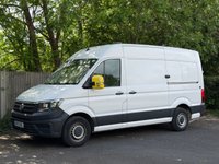 USED 2021 71 VOLKSWAGEN CRAFTER 2.0 TDI CR35 Trendline Panel Van 5dr Diesel Manual FWD MWB Euro 6 (s/s) (140 ps) A/C-sensors-racking-2 keys
