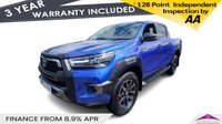 USED 2023 72 TOYOTA HI-LUX 2.8 D-4D Invincible X Pickup Double Cab 4dr Diesel Auto 4WD Euro 6 (s/s) (204 ps) REVERSE CAMERA | HEATED SEATS