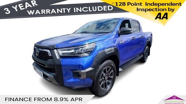 View our Toyota HI-Lux 2.8 D-4D Invincible X Pickup Double Cab 4dr Diesel Auto 4WD Euro 6 (s/s) (204 ps)