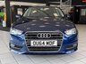 USED 2014 64 AUDI A3 1.8 TFSI Sport Sportback 5dr Petrol S Tronic Euro 6 (s/s) (180 ps) FULL S/H + Â£2K EXTRAS + 1OWNER