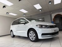 USED 2021 70 VOLKSWAGEN TOURAN 1.5 TSI EVO SE Family MPV 5dr Petrol Manual Euro 6 (s/s) (150 ps) PURE WHITE / BLACK LASANO CLOTH TRIM / PANORAMIC GLASS SUNROOF / DUAL ZONE CLIMATE / ELECTRIC WINDOWS / MIRRORS / AUTO LIGHTS / FRONT ASSIST / ADAPTIVE CRUISE / SATNAV / DAB FM TUNER / USB / BLUETOOTH / FRONT AND REAR PARKING SENSORS / PRIVACY GLASS / 16" ALLOY WHEELS / SERVICE HISTORY