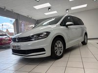 USED 2021 70 VOLKSWAGEN TOURAN 1.5 TSI EVO SE Family MPV 5dr Petrol Manual Euro 6 (s/s) (150 ps) PURE WHITE / BLACK LASANO CLOTH TRIM / PANORAMIC GLASS SUNROOF / DUAL ZONE CLIMATE / ELECTRIC WINDOWS / MIRRORS / AUTO LIGHTS / FRONT ASSIST / ADAPTIVE CRUISE / SATNAV / DAB FM TUNER / USB / BLUETOOTH / FRONT AND REAR PARKING SENSORS / PRIVACY GLASS / 16" ALLOY WHEELS / SERVICE HISTORY