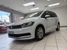 USED 2021 70 VOLKSWAGEN TOURAN 1.5 TSI EVO SE Family MPV 5dr Petrol Manual Euro 6 (s/s) (150 ps) PURE WHITE / BLACK LASANO CLOTH TRIM / PANORAMIC GLASS SUNROOF / DUAL ZONE CLIMATE / ELECTRIC WINDOWS / MIRRORS / AUTO LIGHTS / FRONT ASSIST / ADAPTIVE CRUISE / SATNAV / DAB FM TUNER / USB / BLUETOOTH / FRONT AND REAR PARKING SENSORS / PRIVACY GLASS / 16" ALLOY WHEELS / SERVICE HISTORY