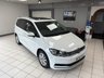 USED 2021 70 VOLKSWAGEN TOURAN 1.5 TSI EVO SE Family MPV 5dr Petrol Manual Euro 6 (s/s) (150 ps) PURE WHITE / BLACK LASANO CLOTH TRIM / PANORAMIC GLASS SUNROOF / DUAL ZONE CLIMATE / ELECTRIC WINDOWS / MIRRORS / AUTO LIGHTS / FRONT ASSIST / ADAPTIVE CRUISE / SATNAV / DAB FM TUNER / USB / BLUETOOTH / FRONT AND REAR PARKING SENSORS / PRIVACY GLASS / 16" ALLOY WHEELS / SERVICE HISTORY