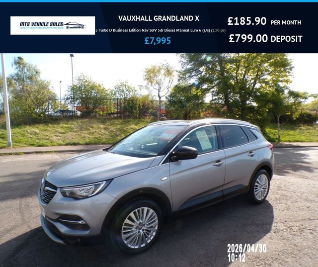 View our VAUXHALL GRANDLAND X