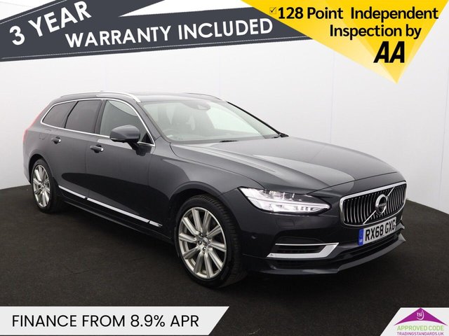 View our Volvo V90 2.0h T8 Twin Engine 10.4kWh Inscription Pro Estate 5dr Petrol Plug-in Hybrid Auto AWD Euro 6 (s/s) (390 ps)
