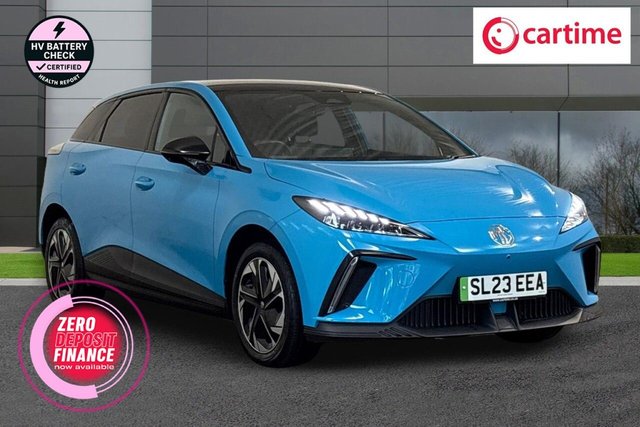 View our MG MG 4 64kWh Trophy Long Range Hatchback 5dr Electric Auto (203 ps) 360 Degree Parking Camera, Android Auto / Apple CarPlay, Heated Steering Wheel, Touchscreen, Satellite Navigation