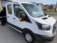USED 2017 67 FORD TRANSIT 350 RWD 2.0 TDCI 105 BHP L3 DOUBLE CAB ARBORIST ARB TIPPER **FSH**7 SEATS** 