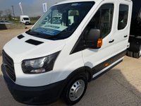 USED 2017 67 FORD TRANSIT 350 RWD 2.0 TDCI 105 BHP L3 DOUBLE CAB ARBORIST ARB TIPPER **FSH**7 SEATS** 