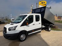 USED 2017 67 FORD TRANSIT 350 RWD 2.0 TDCI 105 BHP L3 DOUBLE CAB ARBORIST ARB TIPPER **FSH**7 SEATS** 