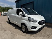 USED 2021 21 FORD TRANSIT CUSTOM 300 ECOBLUE LIMITED PANEL VAN, 2.0, L2, H1, EURO 6, (S/S) 130PS (HN21 KNX) Delivery and Finance available. 25+ years in business. RAC Approved Dealer