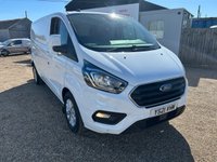 USED 2021 21 FORD TRANSIT CUSTOM 2.0 300 EcoBlue Limited Panel Van 5dr Diesel Manual L2 H1 Euro 6 (s/s) (130 ps) 69000 MILES ONE OWNER FROM NEW AIR/CON APPLE CAR PLAY CRUISE