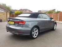 USED 2017 67 AUDI A3 CABRIOLET 2.0 TFSI Sport Convertible 2dr Petrol S Tronic quattro Euro 6 (s/s) (190 ps) *FSH, ULEZ COMPLIANT*
