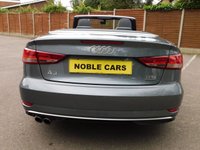USED 2017 67 AUDI A3 CABRIOLET 2.0 TFSI Sport Convertible 2dr Petrol S Tronic quattro Euro 6 (s/s) (190 ps) *FSH, ULEZ COMPLIANT*