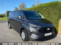 USED 2024 24 FORD TRANSIT CUSTOM 300 TREND L2 LWB 2.0 ECOBLUE 110BHP High Specification Trend Model With Air Con, Large Media Screen, Cruise, Parking Sensors, Parking Camera & Much More!