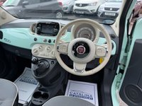 USED 2017 17 FIAT 500 1.2 Lounge Hatchback 3dr Petrol Manual Euro 6 (s/s) (69 bhp) 