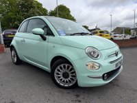 USED 2017 17 FIAT 500 1.2 Lounge Hatchback 3dr Petrol Manual Euro 6 (s/s) (69 bhp) 
