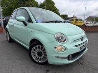USED 2017 17 FIAT 500 1.2 Lounge Hatchback 3dr Petrol Manual Euro 6 (s/s) (69 bhp) 