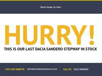USED 2023 23 DACIA SANDERO STEPWAY 1.0 TCe Essential Hatchback 5dr Petrol Manual Euro 6 (s/s) (90 ps) 