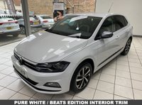 USED 2021 71 VOLKSWAGEN POLO 1.0 EVO beats Hatchback 5dr Petrol Manual Euro 6 (s/s) (80 ps) PURE WHITE / BEATS EDITION / ONLY 33038 MILES FROM NEW / GESTURE CONTL / APPLE CARPLAY & ANDROID AUTO / AUTO LIGHTS / CRUISE CONTROL / REVERSING CAMERA / BEATS SEATS / BEATS SOUND SYSTEM