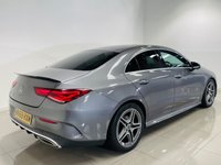 USED 2019 69 MERCEDES-BENZ CLA 1.3 CLA180 AMG Line (Premium) Coupe 4dr Petrol 7G-DCT Euro 6 (s/s) (136 ps) Mountain Grey | Black/Red Leather Interior | Ambient Lighting | Privacy Glass | AMG Pack | ULEZ OK