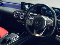 USED 2019 69 MERCEDES-BENZ CLA 1.3 CLA180 AMG Line (Premium) Coupe 4dr Petrol 7G-DCT Euro 6 (s/s) (136 ps) Mountain Grey | Black/Red Leather Interior | Ambient Lighting | Privacy Glass | AMG Pack | ULEZ OK