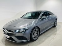USED 2019 69 MERCEDES-BENZ CLA 1.3 CLA180 AMG Line (Premium) Coupe 4dr Petrol 7G-DCT Euro 6 (s/s) (136 ps) Mountain Grey | Black/Red Leather Interior | Ambient Lighting | Privacy Glass | AMG Pack | ULEZ OK