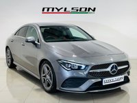 USED 2019 69 MERCEDES-BENZ CLA 1.3 CLA180 AMG Line (Premium) Coupe 4dr Petrol 7G-DCT Euro 6 (s/s) (136 ps) Mountain Grey | Black/Red Leather Interior | Ambient Lighting | Privacy Glass | AMG Pack | ULEZ OK