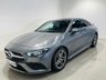 USED 2019 69 MERCEDES-BENZ CLA 1.3 CLA180 AMG Line (Premium) Coupe 4dr Petrol 7G-DCT Euro 6 (s/s) (136 ps) Mountain Grey | Black/Red Leather Interior | Ambient Lighting | Privacy Glass | AMG Pack | ULEZ OK