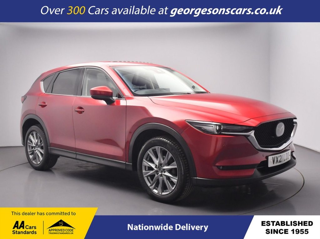 Red 2021 Mazda CX-5 Estate Front-wheel drive Manual